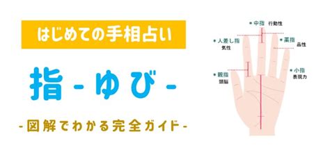 指相|手相を見るときの『指』について